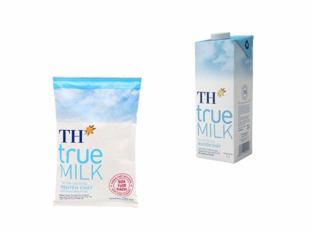 Sữa tươi TH True Milk vị nguyên bản không đường