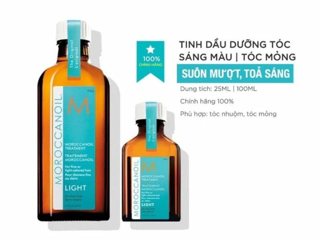 Tinh dầu Moroccanoil Treatment dưỡng tóc óng mượt