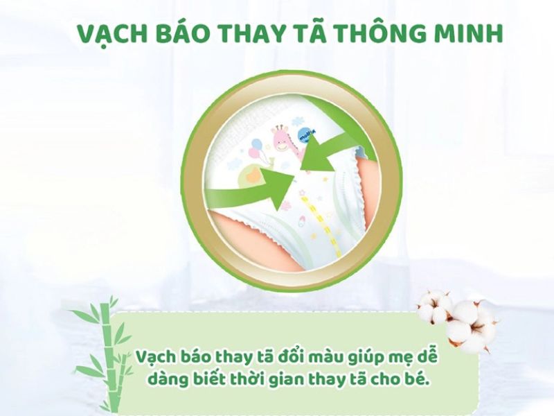 Vạch báo thay tã siêu tiện lợi dành cho bé