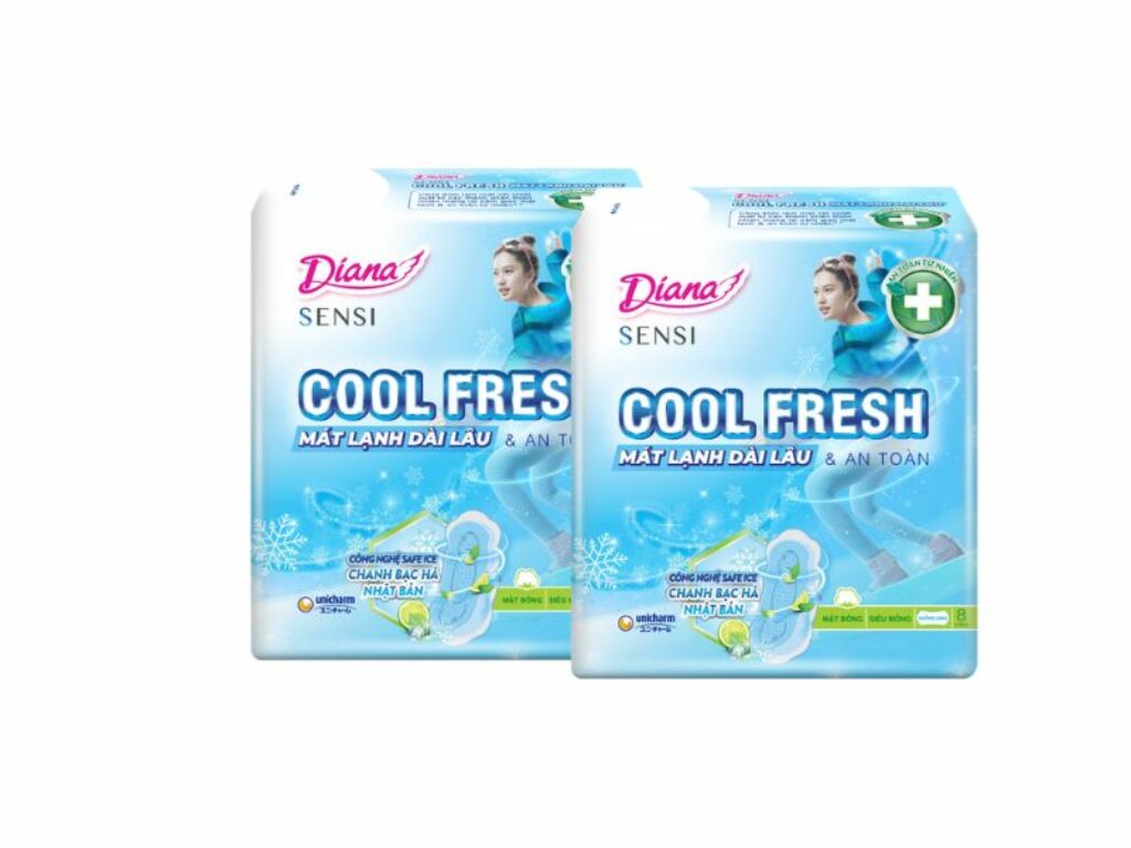 Băng Vệ Sinh Diana Sensi Cool Fresh - The mát công nghệ từ Nhật Bản