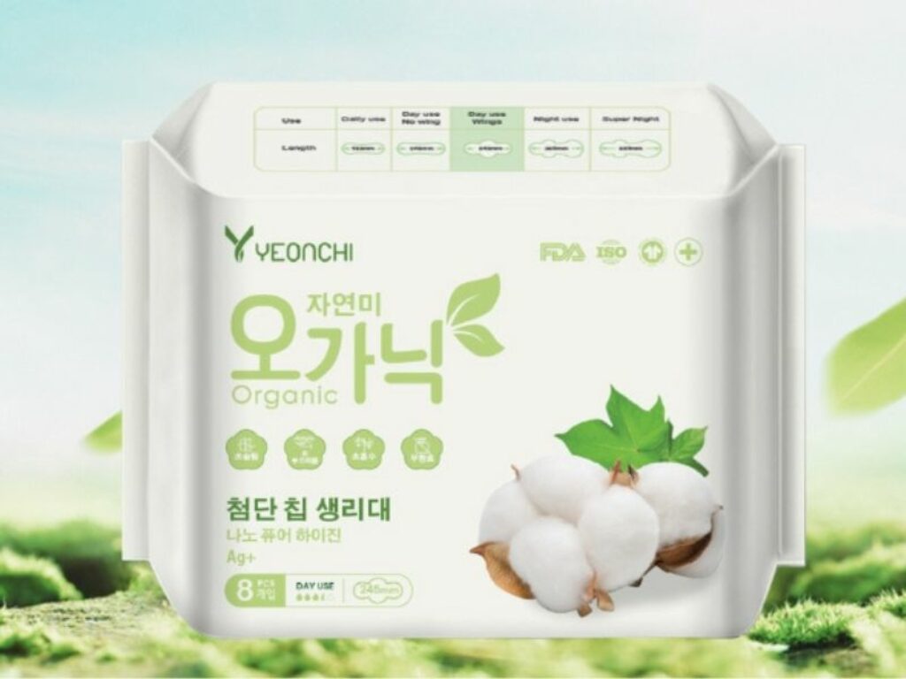 Băng vệ sinh Yeonchi Organic - Siêu mỏng