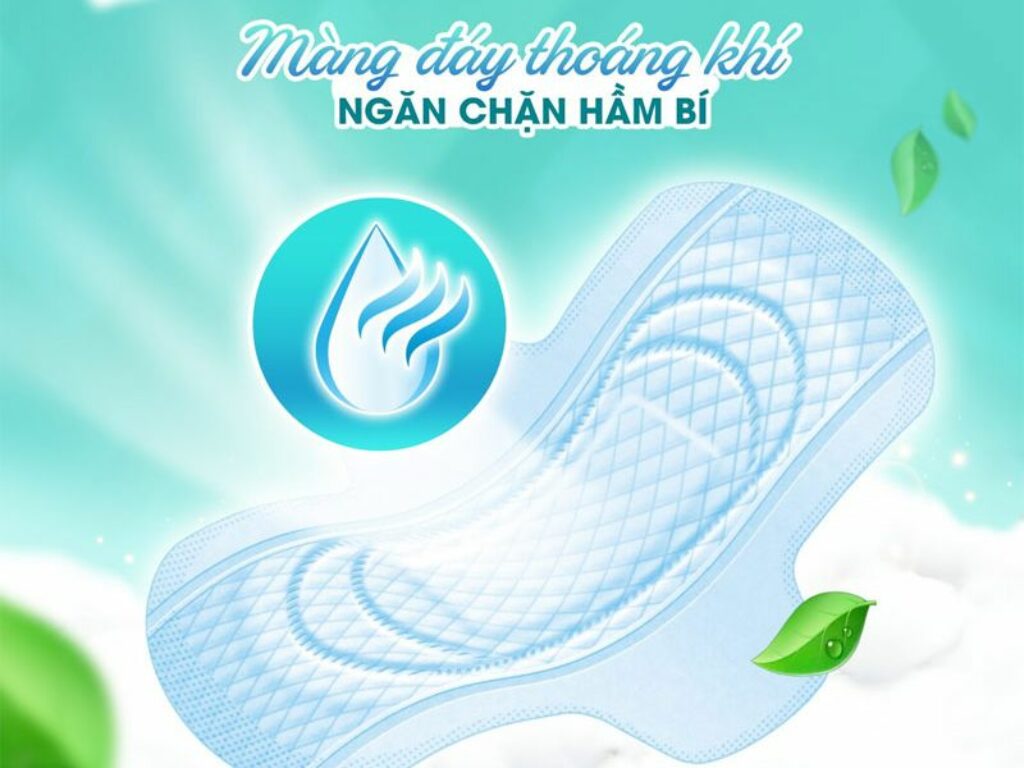 Băng vệ sinh cần có khả năng thấm hút nhanh chóng và hiệu quả