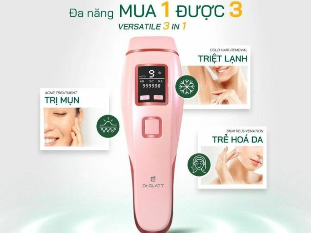 Máy triệt lông đem lại hiệu quả bất ngờ