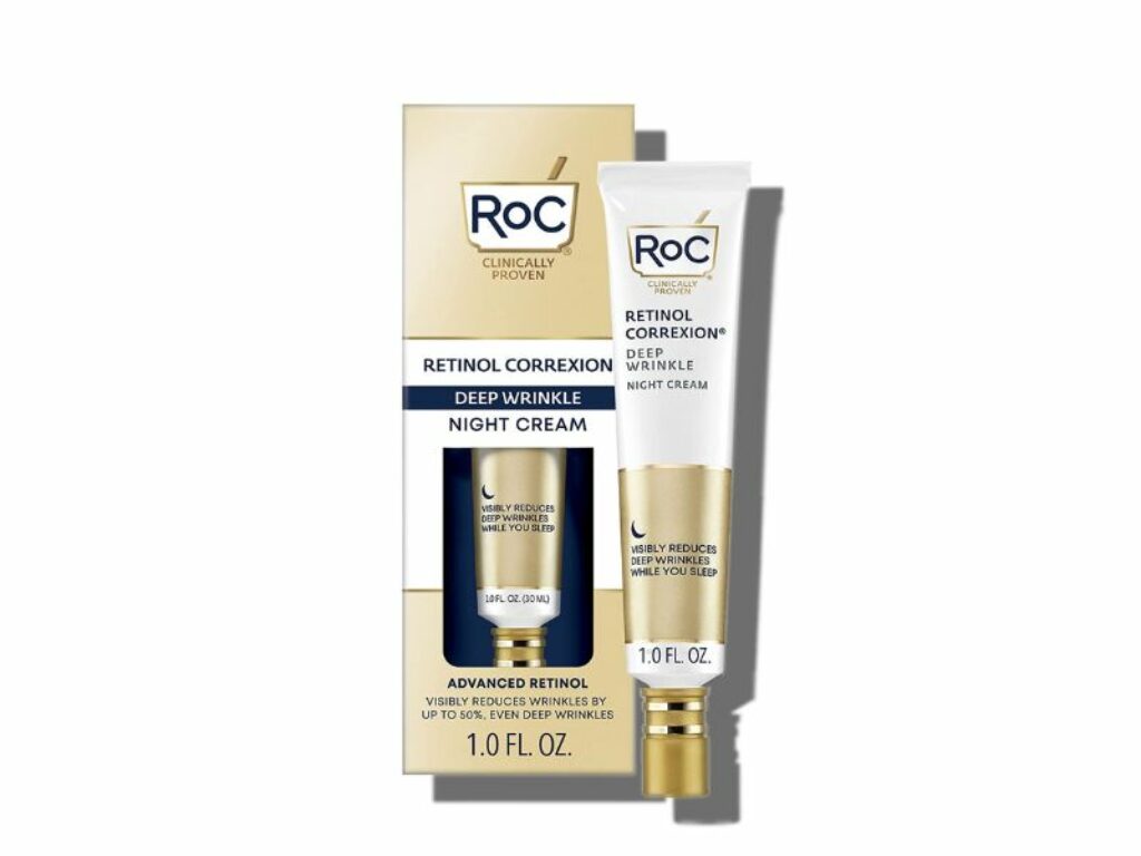 Retinol RoC Retinol Correxion Deep Wrinkle Night Cream kết cấu kem mịn