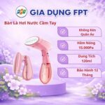 Bàn ủi hơi cầm tay gấp gọn bình 120 ml