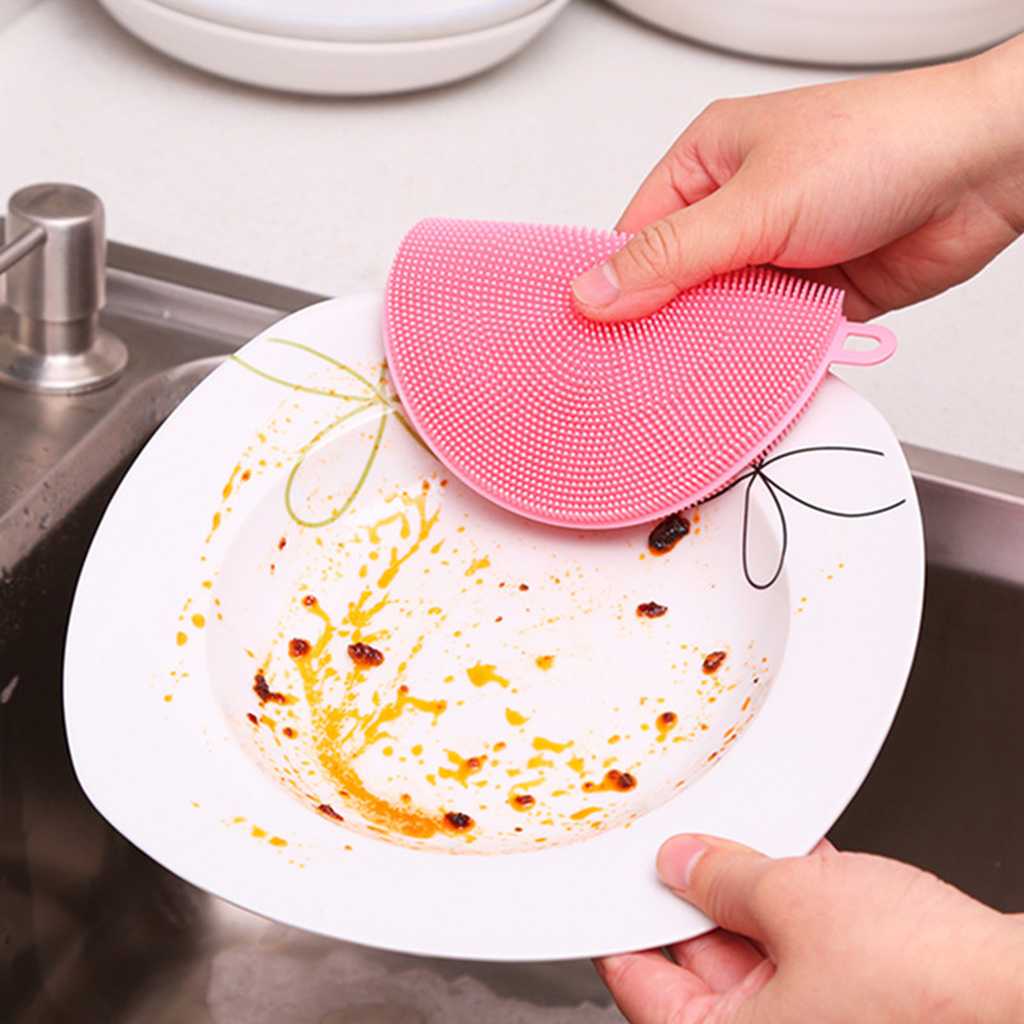 Bàn chải silicon rửa bát đĩa