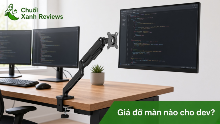 Giá đỡ màn hình cho lập trình viên: loại nào 2026?