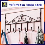 Móc treo sau cửa bảy móc thép sơn