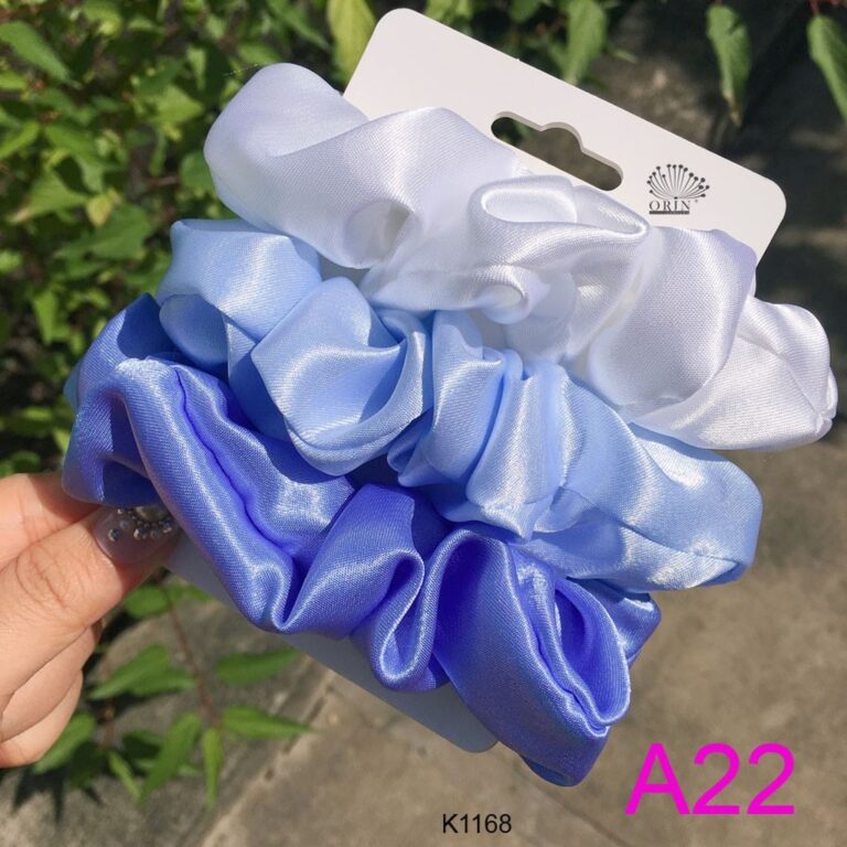 Cột tóc làm gãy tóc? Set 3 scrunchie Orin