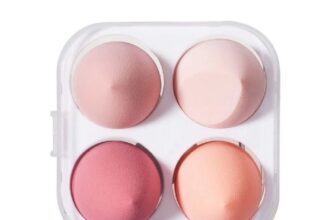 Set 4 mút đánh phấn SUAKE kèm hộp