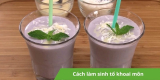 Cách làm sinh tố khoai môn mềm mịn đơn giản, thơm ngon