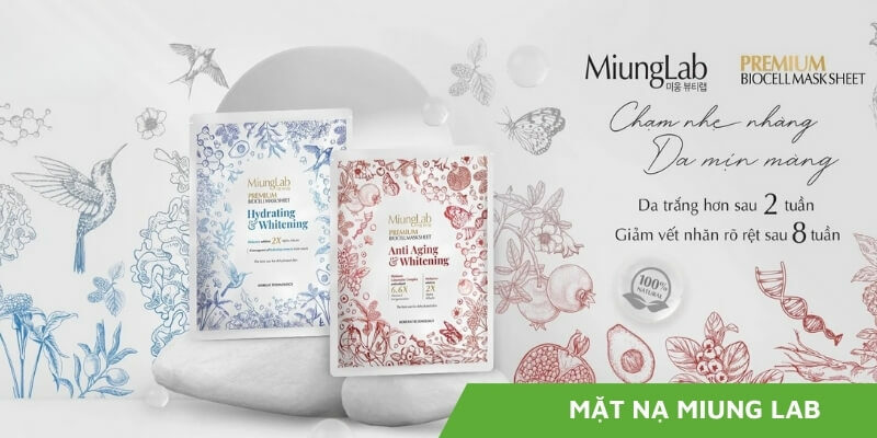 Review mặt nạ Miung Lab: Sản phẩm dưỡng da sáng mịn và chống lão hóa hiệu quả