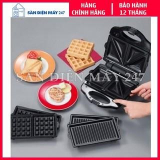 Máy nướng bánh mỳ sandwich Tiross 3 trong 1