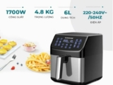 Nồi chiên không dầu 6L SUNHOUSE SHD4087 