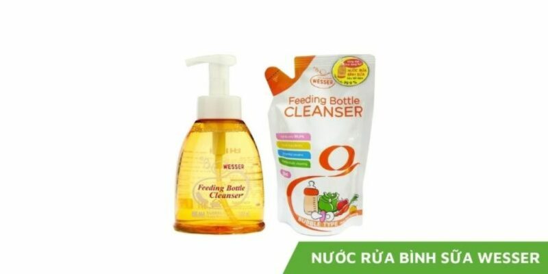 Lý do nước rửa bình sữa Wesser được mẹ bỉm tin chọn hàng đầu!
