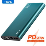 Sạc Dự Phòng TOPK I1007P 20W PD QC3.0 10000mAh Sạc Nhanh Hiển Thị Màn Hình Điện Tử