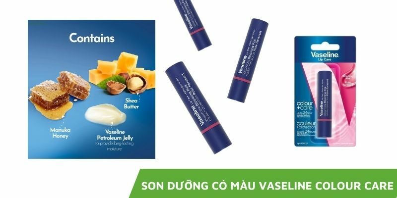 Son dưỡng có màu Vaseline Colour Care có gì đặc biệt?
