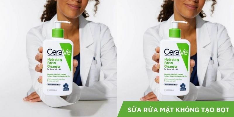 Top 5 Sữa Rửa Mặt Không Bọt Làm Sạch Dịu Nhẹ Không Gây Khô Da