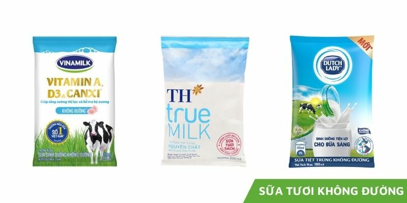 Revew Top 4 Sữa Tươi Không Đường Được Ưa Chuộng Nhất