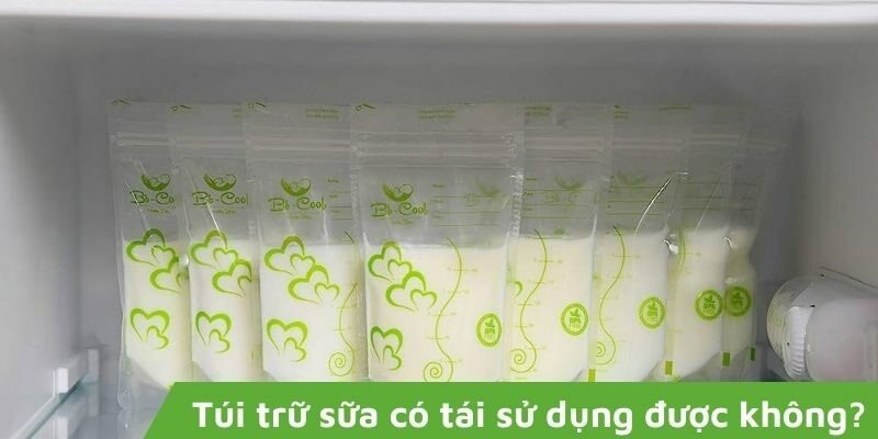 Túi trữ sữa có tái sử dụng được không? Các vấn đề cần lưu ý khi dùng túi