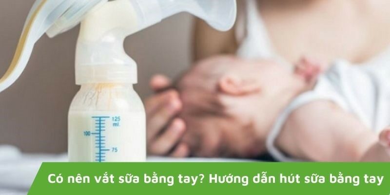 Có nên vắt sữa bằng tay? Hướng dẫn hút sữa bằng tay đúng chuẩn cho các mẹ bỉm