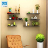 Kệ Thanh Ngang Treo Tường Kết Cấu Giấu Chân SIB Decor, Gỗ Lõi Xanh Chống Ẩm