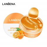 Mặt nạ mắt LANBENA hydra gel chứa vitamin C và collagen giúp dưỡng ẩm làm sáng quầng thâm và ngăn ngừa nếp nhăn 60 cái