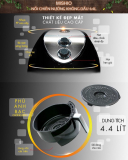 NỒI CHIÊN KHÔNG DẦU MISHIO