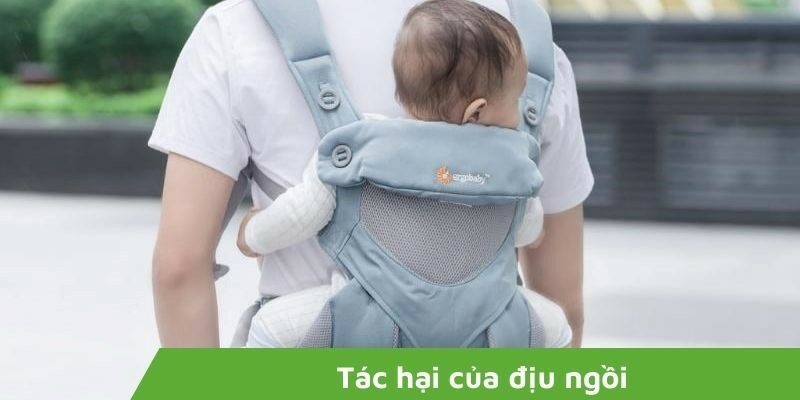 Tác hại của địu ngồi? Những kiến thức cơ bản mẹ bỉm cần biết